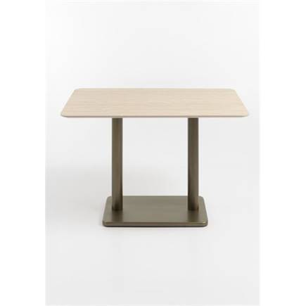 Coco Maison Brest bistrotafel Travertine 120x75cm Goud